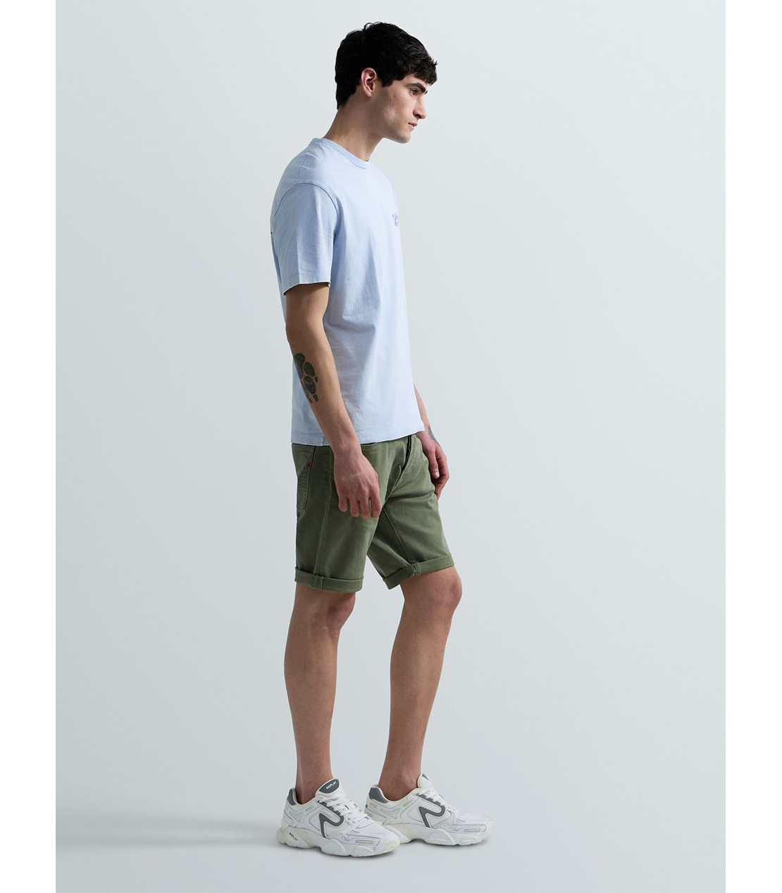 オープンエンドジャージービーチフェスTシャツ 詳細画像 スカイブルー 4